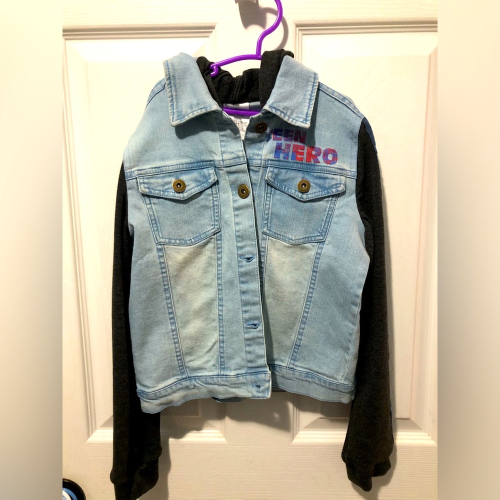 Marvel America Chavez denim jacket girls 7